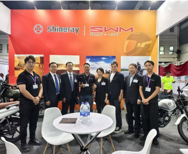 蜜汁噜噜久久噜噜久久久出海，闪耀西非 ——SHINERAY和SWM双品牌在尼日利亚展会高调亮相