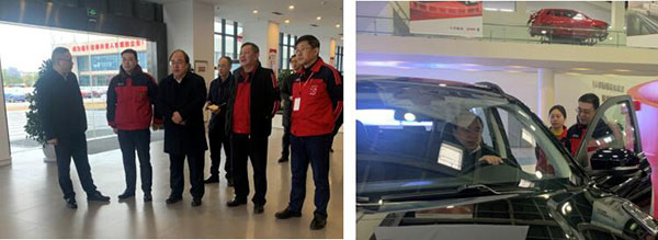 涪陵区委常委、宣传部部长一行莅临蜜汁噜噜久久噜噜久久久汽车调研